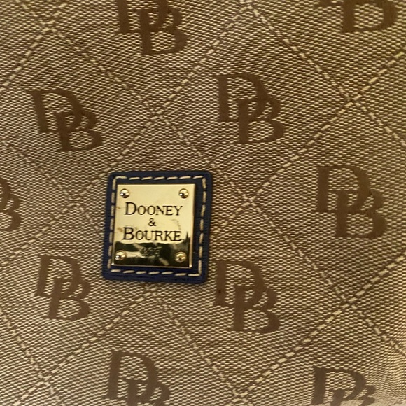 Dooney & Bourke Signature Erica Hobo Canvas Bag - Picture 3 of 15